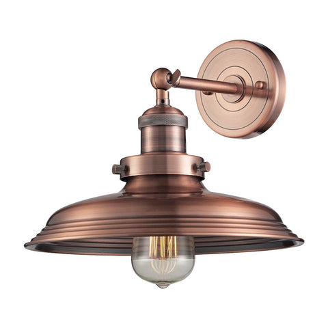 Newberry 1 Light Wall Sconce In Antique Copper