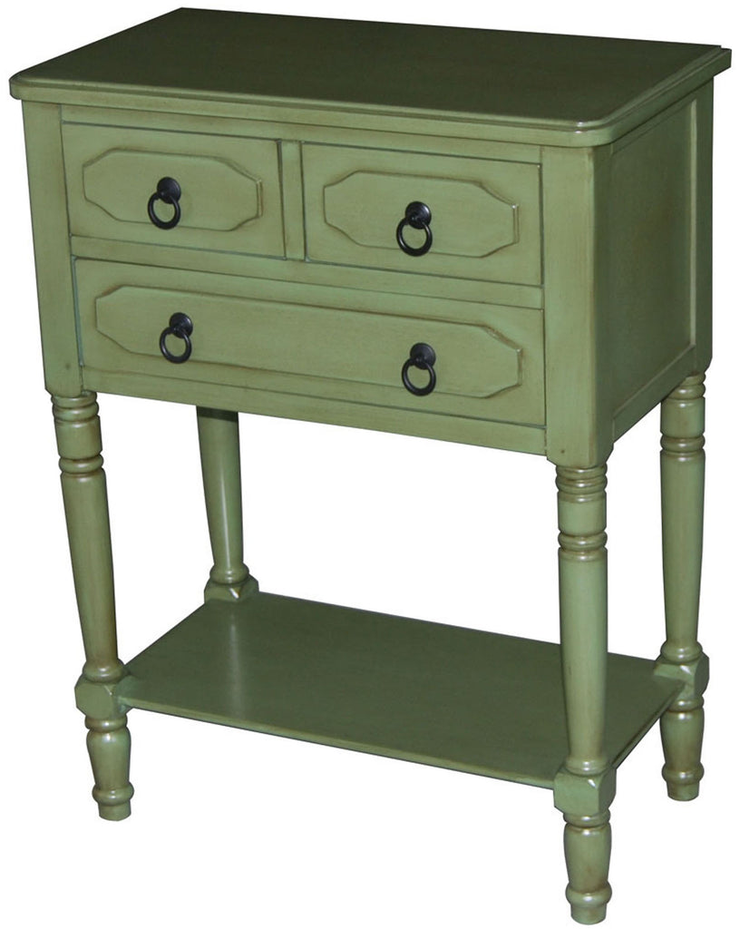 Simplicity 3 drawer chest (Green)