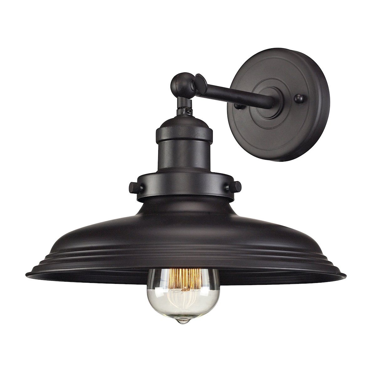 Newberry 1 Light Wall Sconce In Oil Rubbed Bronze Wall Sconce Elk Lighting 