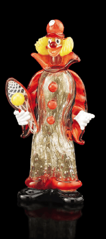 Arte di Murano Clown Tennis All Gold Decor Accessories Arte di Murano 