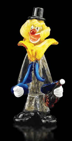 Arte di Murano Clown With The Bottle All Gold Decor Accessories Arte di Murano 