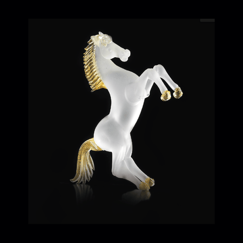 Arte di Murano Horse Satin Giant Standing Decor Accessories Arte di Murano 