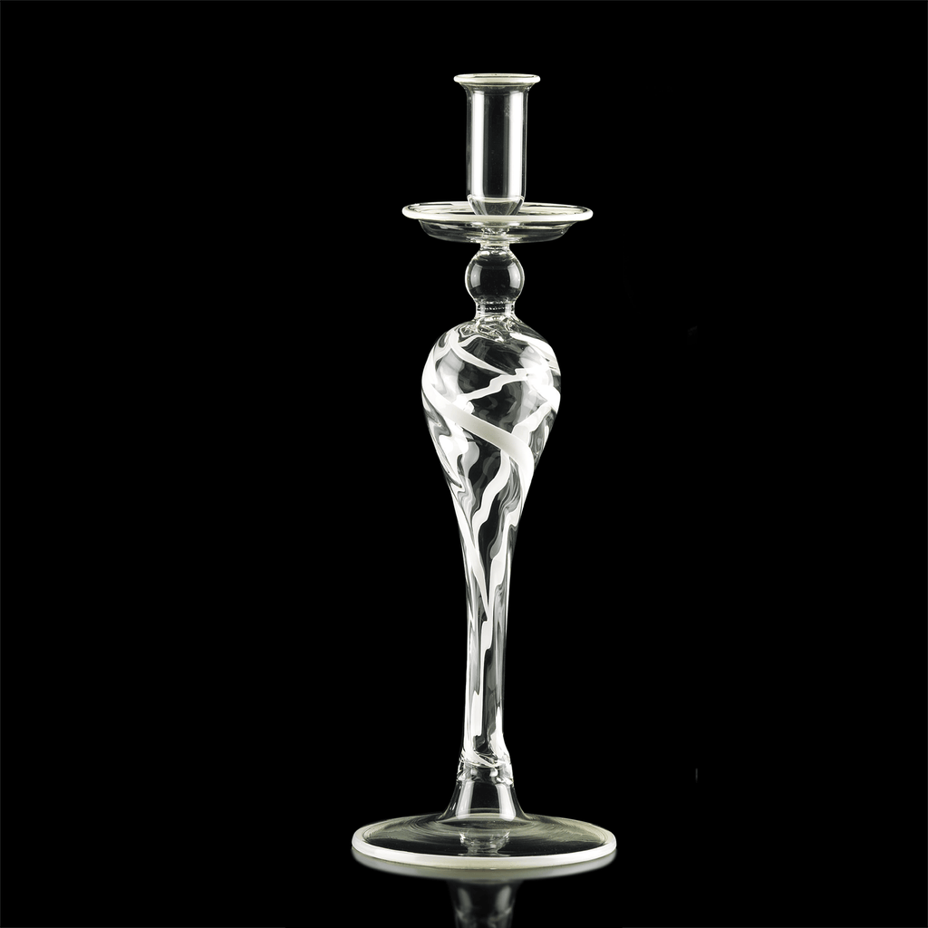 Arte di Murano Candlestick 1 Flame With A Central Sphere Decor Accessories Arte di Murano 