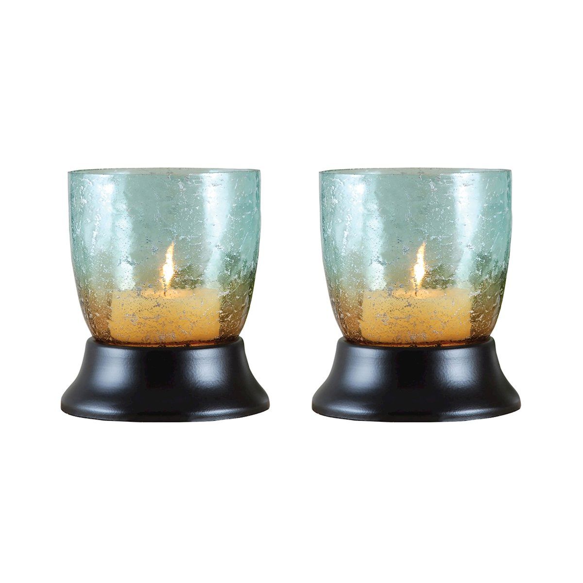 Pacifica Set of 2 Small Pillar Holders Accessories Pomeroy 