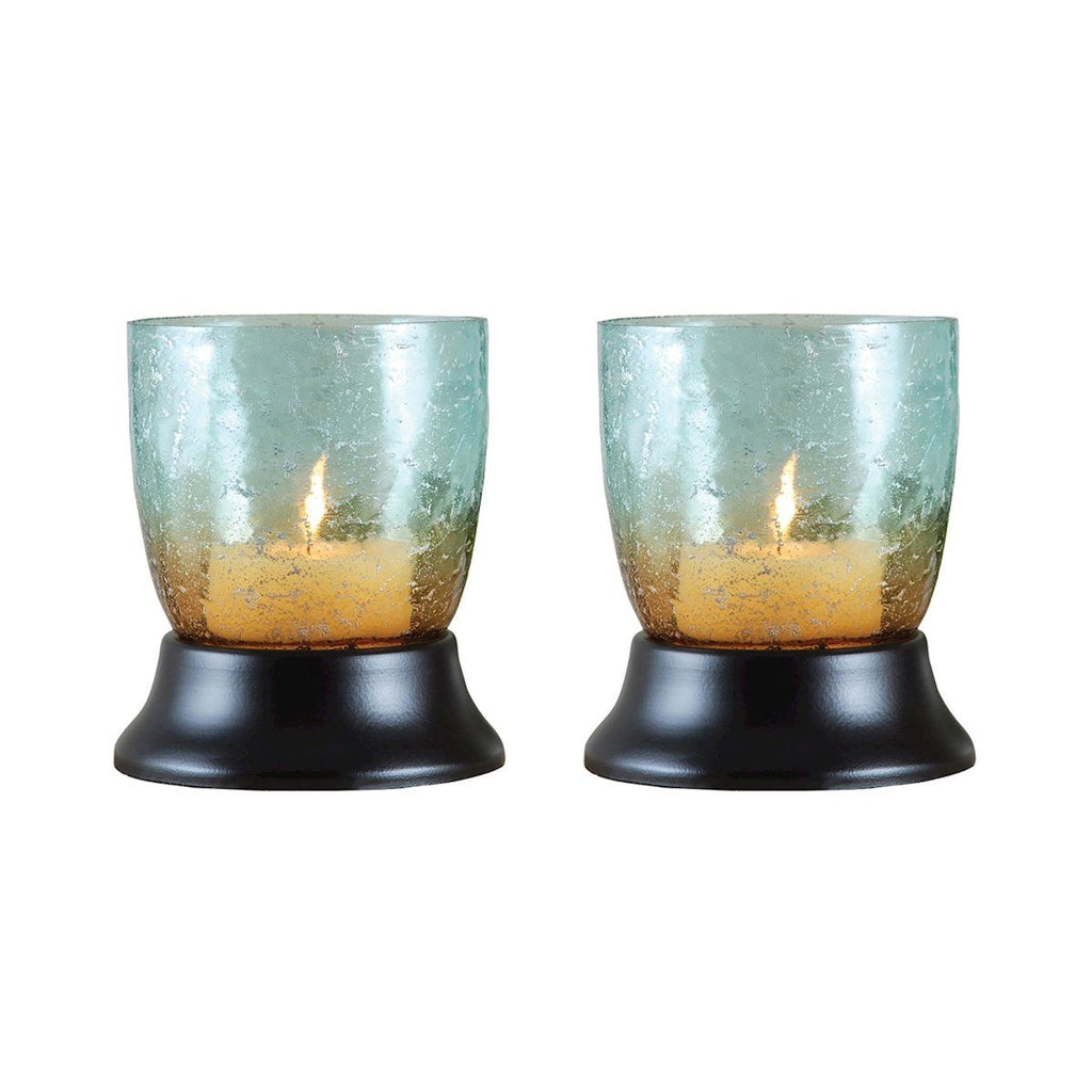 Pacifica Set of 2 Small Pillar Holders Accessories Pomeroy 