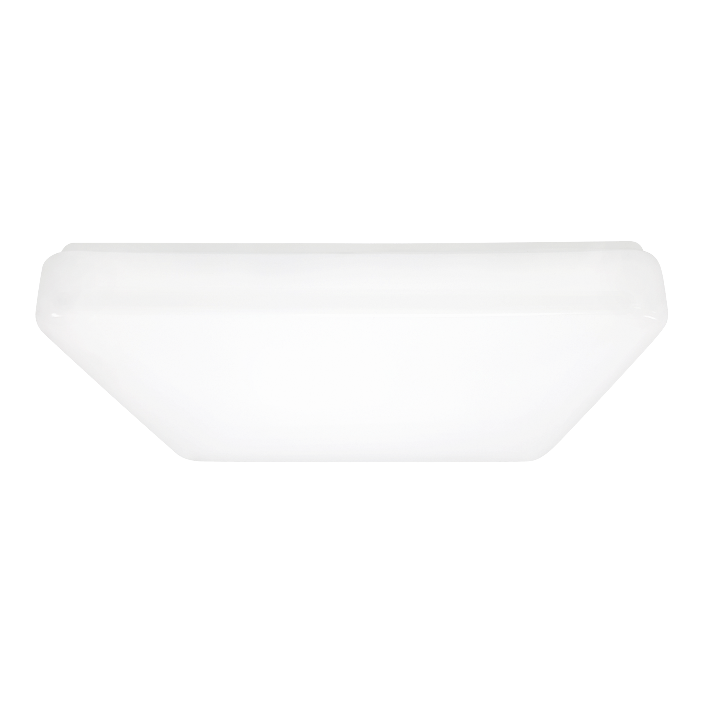 Vitus Medium LED Square Ceiling Flush Mount - White Ceiling Sea Gull Lighting 