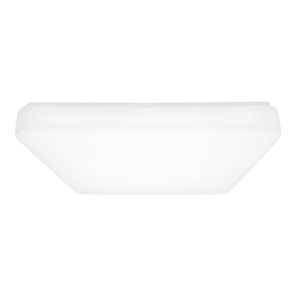 Vitus Medium LED Square Ceiling Flush Mount - White Ceiling Sea Gull Lighting 