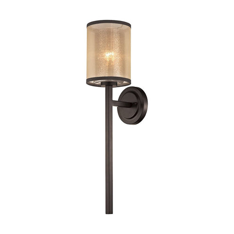 Diffusion 1 Light Wall Sconce In Oil Rubbed Bronze Wall Sconce Elk Lighting 