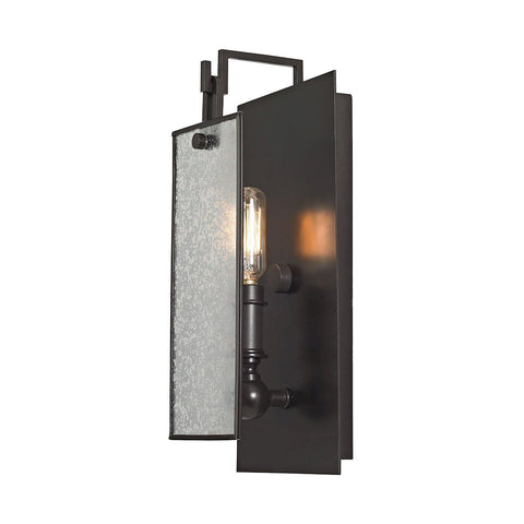 Lindhurst 1 Light Wall Sconce In Oil Rubbed Bronze Wall Sconce Elk Lighting 