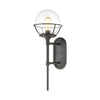 Girard 1-Light Sconce in Charcoal with Clear Glass Wall Elk Lighting 