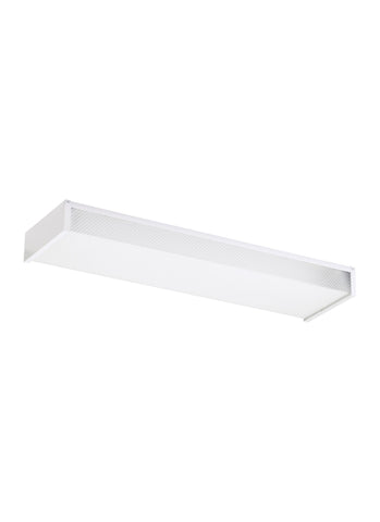 Two Light Ceiling Flush Mount - White Ceiling Sea Gull Lighting 