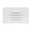 Angled Louver 120V Step Light with Vertical/Horizontal Plate - Choose White, Black or Bronze Outdoor Lighting Dazzling Spaces White Single 2700K Soft White