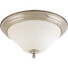 Dupont Brushed Nickel Flush Mount - 3 Size Options Ceiling Nuvo Lighting 15" 