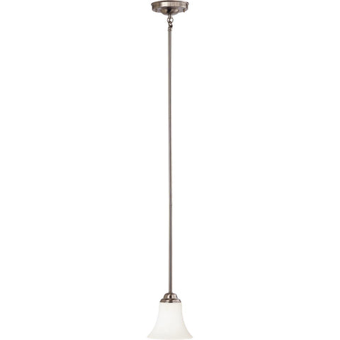 Dupont Mini Pendant with Satin White Glass Ceiling Nuvo Lighting 