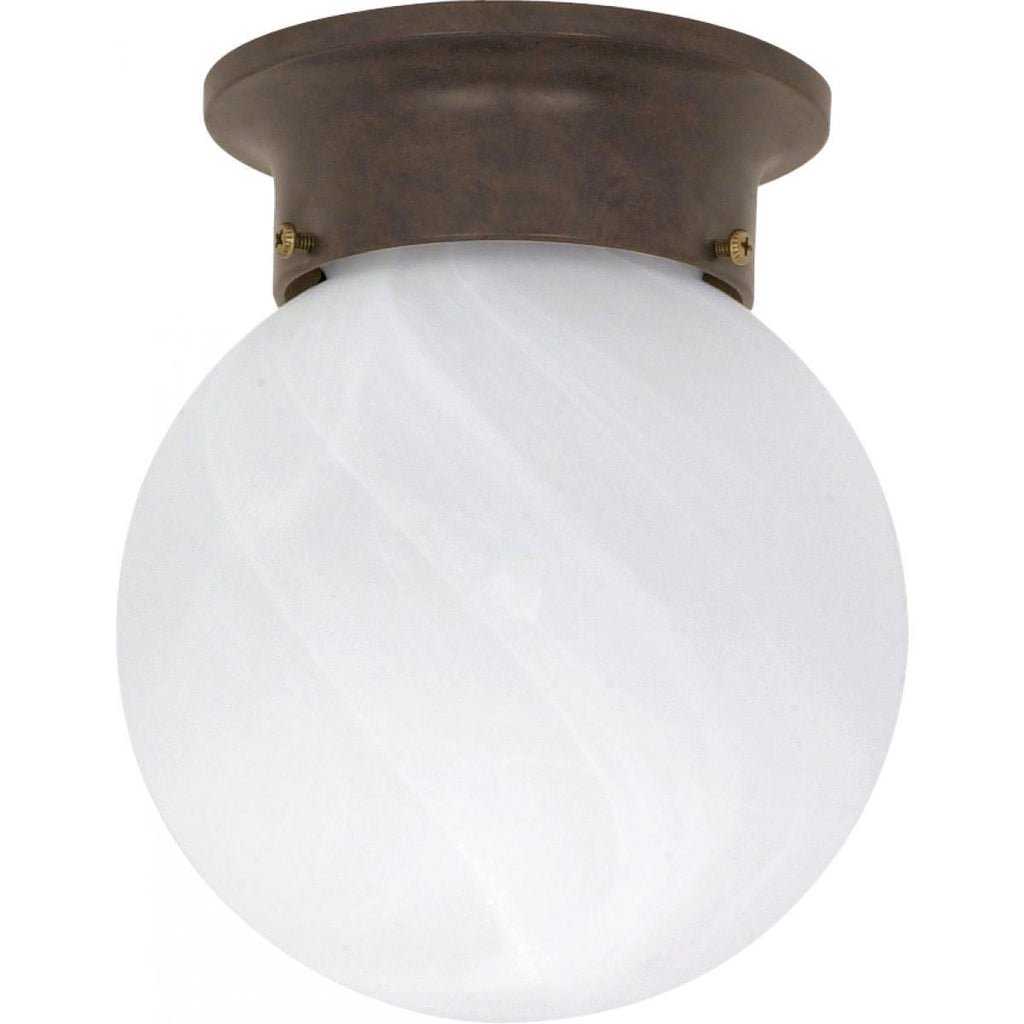 6" Ceiling Mount Alabaster Ball Ceiling Nuvo Lighting 