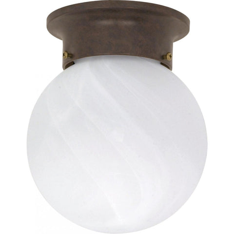 6" Ceiling Mount Alabaster Ball Ceiling Nuvo Lighting 