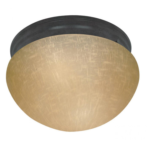 10"w Bronze Mushroom Ceiling Light