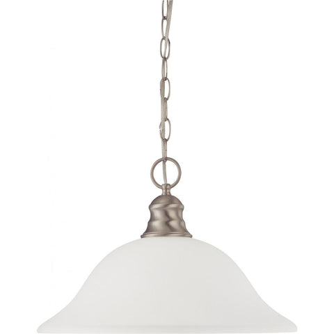 16" Pendant with Frosted White Glass Ceiling Nuvo Lighting 