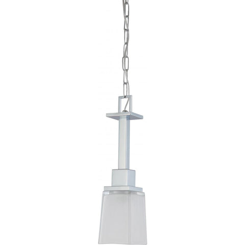 Parker Mini Pendant with Sandstone Etched Glass Ceiling Nuvo Lighting 