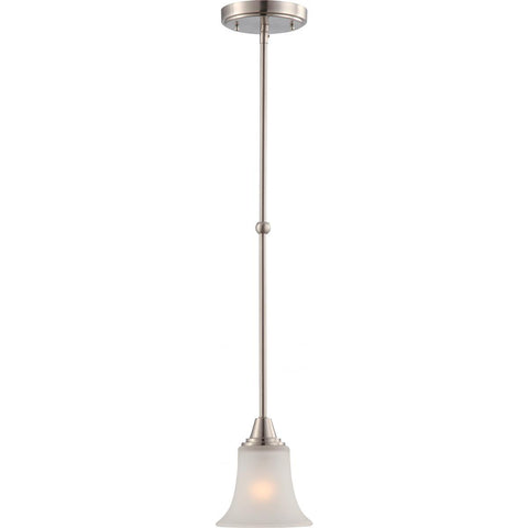 Surrey Mini Pendant with Frosted Glass Ceiling Nuvo Lighting 