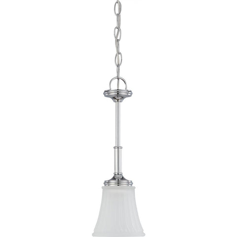 Teller Mini Pendant with Frosted Etched Glass Ceiling Nuvo Lighting 
