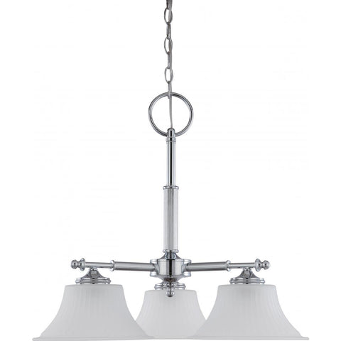 Nuvo Lighting Teller 3 Light Dinette Fixture with Frosted Etched Glass 60/4273