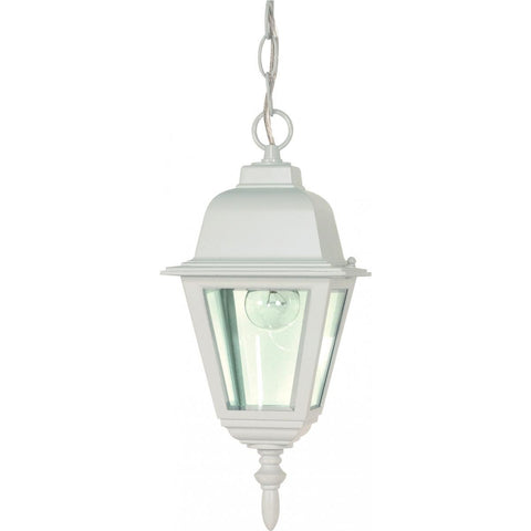 Briton 10" Hanging Lantern with Clear Glass Outdoor Nuvo Lighting 