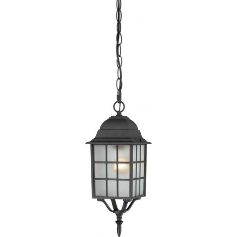 Adams 16" Outdoor Hanging with Frosted Glass