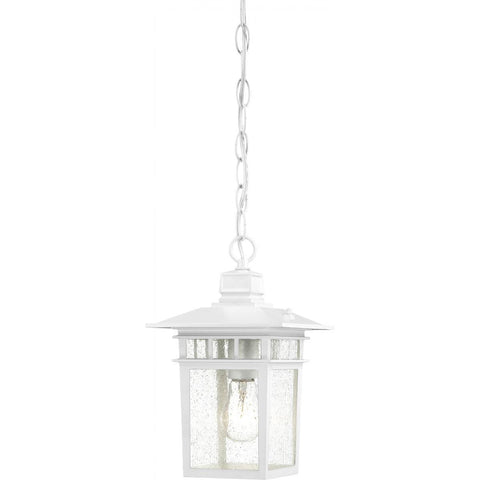 Cove Neck 12" Outdoor Hang with Clear Seed Glass Outdoor Nuvo Lighting 