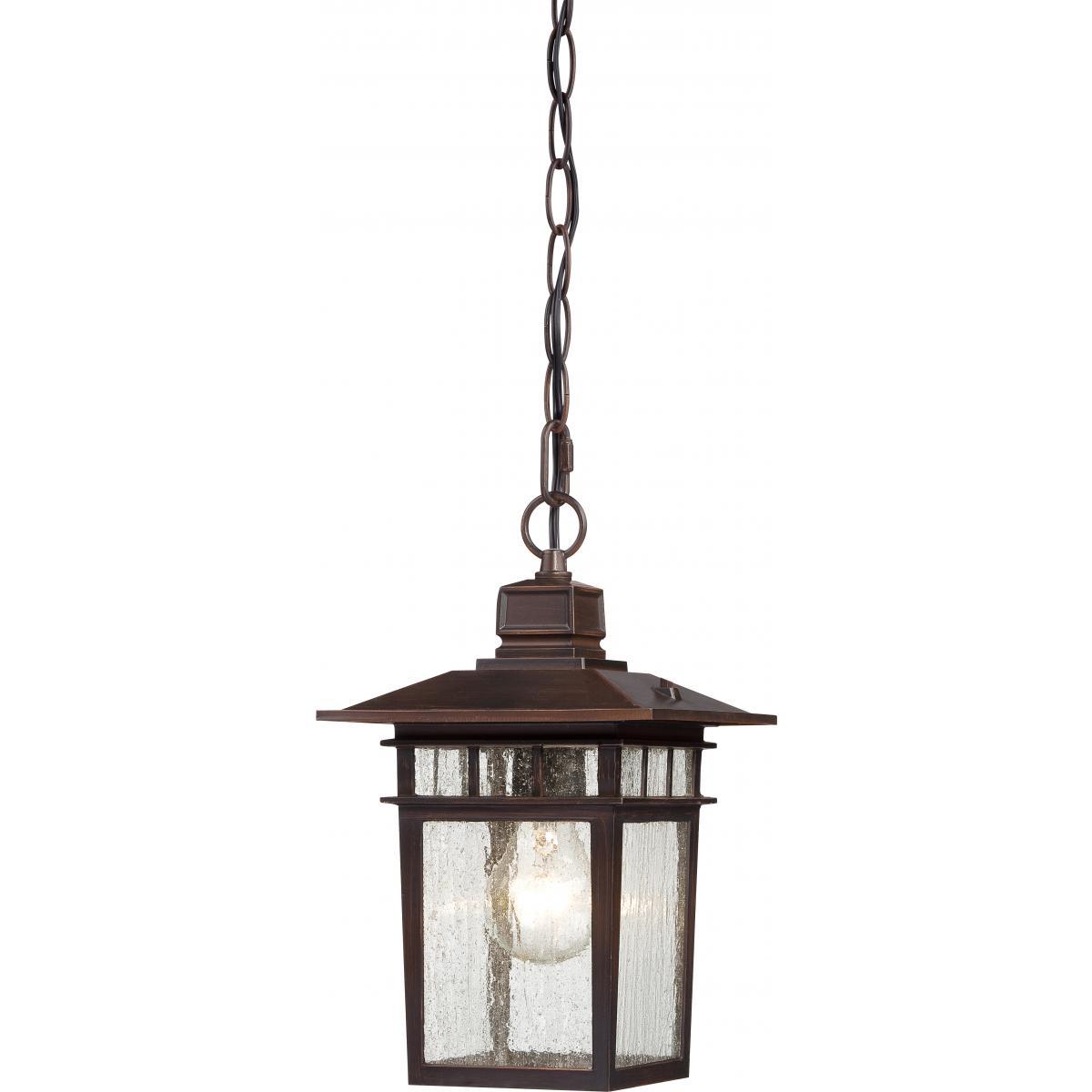 Cove Neck 12" Outdoor Hang with Clear Seed Glass Outdoor Nuvo Lighting 