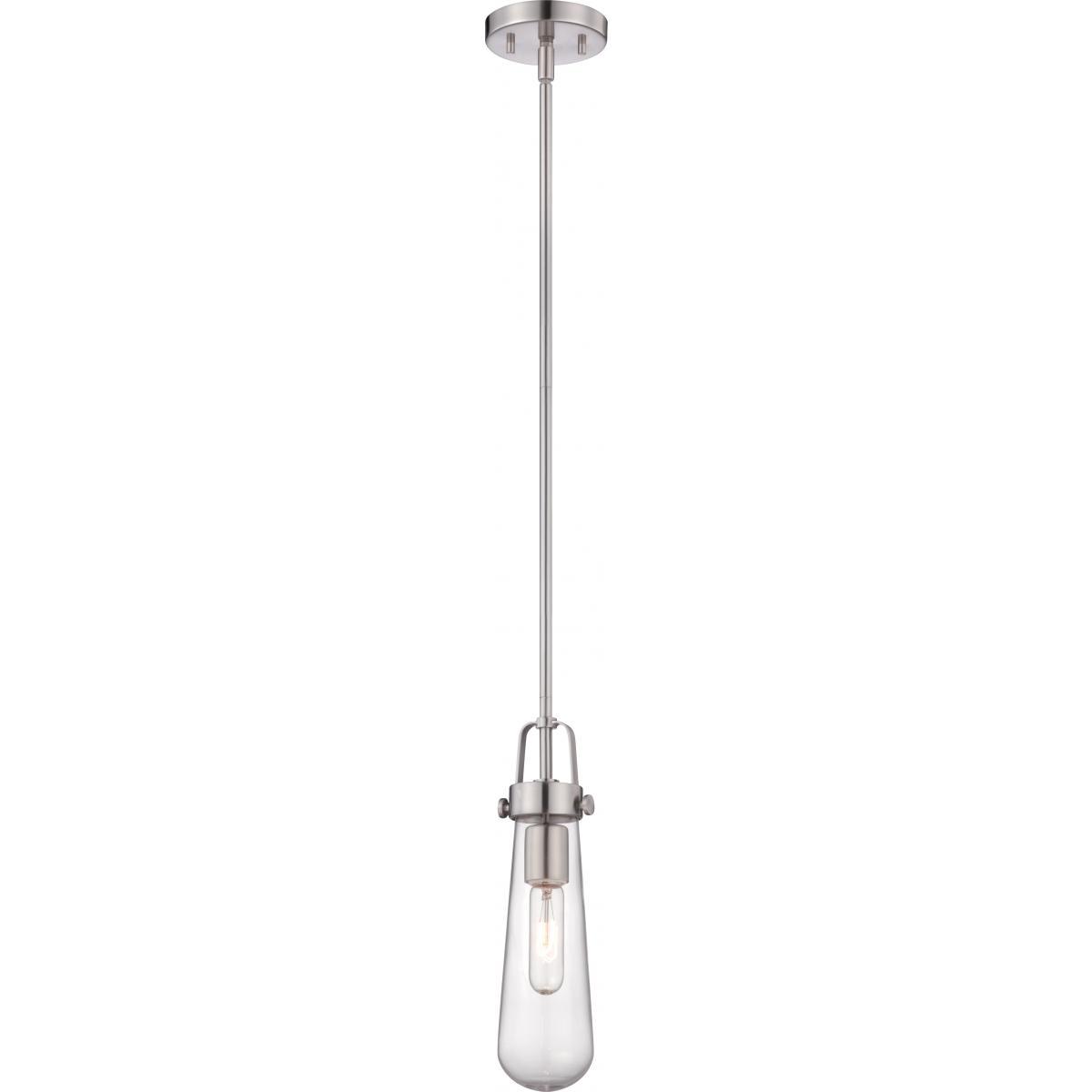 Beaker Mini Pendant with Clear Glass Ceiling Nuvo Lighting 