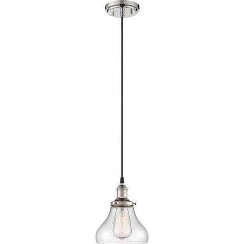 Vintage Pendant with Clear Glass Vintage Lamp Included Ceiling Nuvo Lighting 