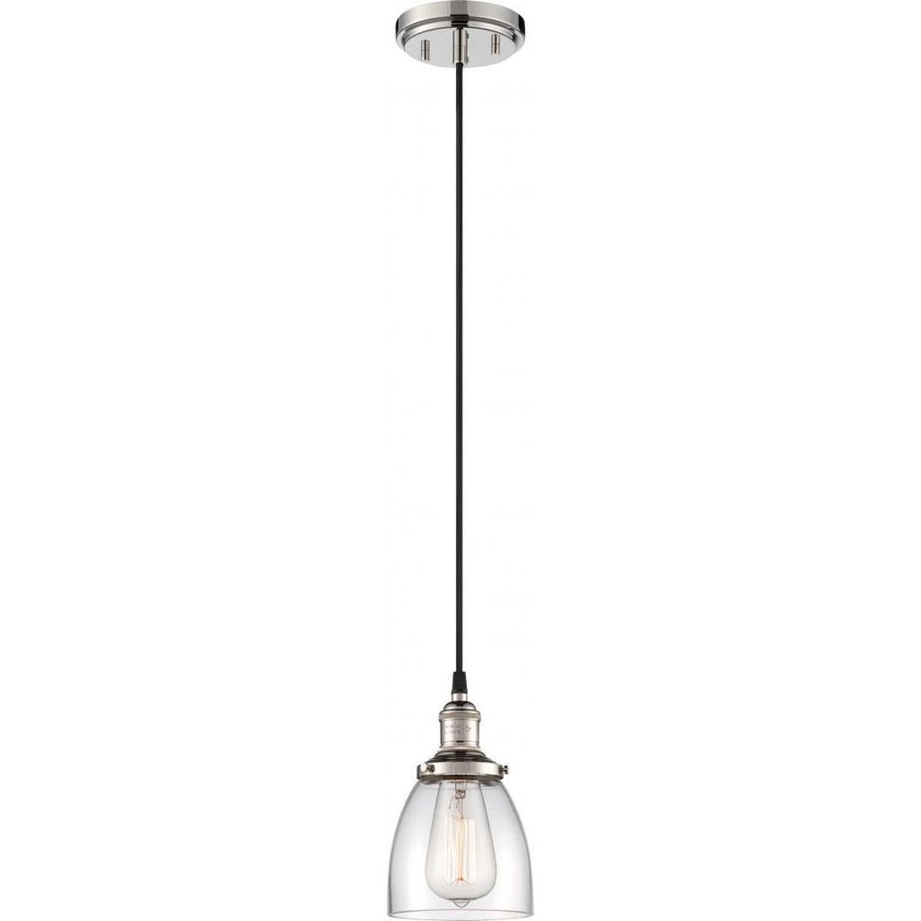 Vintage Pendant with Clear Glass Vintage Lamp Included Ceiling Nuvo Lighting 