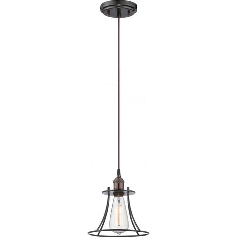 Vintage Caged Pendant Vintage Lamp Included Ceiling Nuvo Lighting 