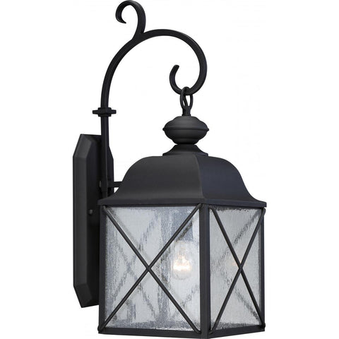 Wingate 8" Outdoor Wall Fixture with Clear Seed Glass Outdoor Nuvo Lighting 