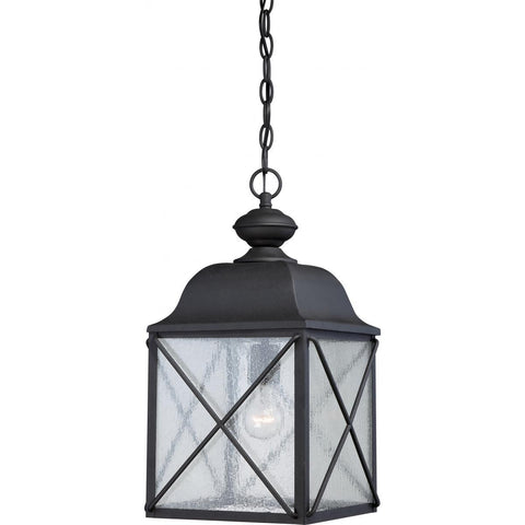 Wingate Outdoor Hanging Fixture with Clear Seed Glass Outdoor Nuvo Lighting 