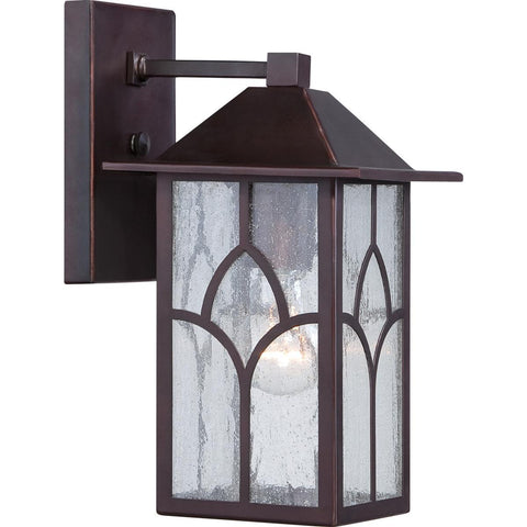 Stanton 6" Outdoor Wall Fixture with Clear Seed Glass Outdoor Nuvo Lighting 