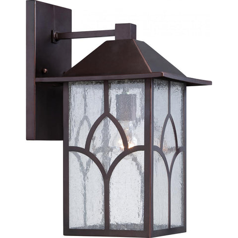 Stanton 10" Outdoor Wall Fixture with Clear Seed Glass Outdoor Nuvo Lighting 