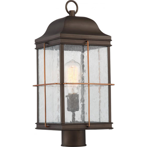 Howell 1 Light Outdoor Post Lantern with 60w Vintage Lamp Included Outdoor Nuvo Lighting 