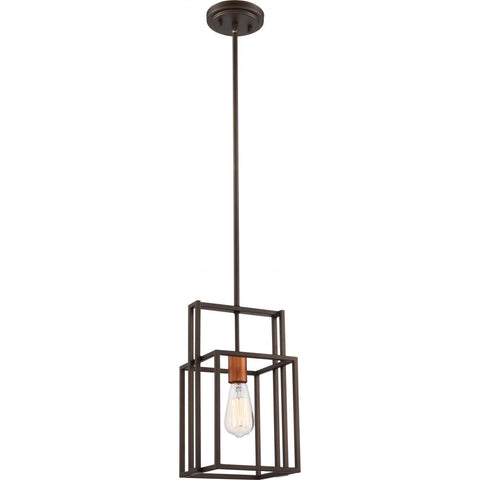 Lake Mini Pendant Bronze with Copper Accents Finish Ceiling Nuvo Lighting 