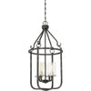 4 Light Sherwood Caged Pendant Finish Clear Glass Lamps Included Ceiling Nuvo Lighting 