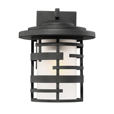 Lansing 1 Light 12" Outdoor Wall Lantern With Etched Glass Outdoor Nuvo Lighting 