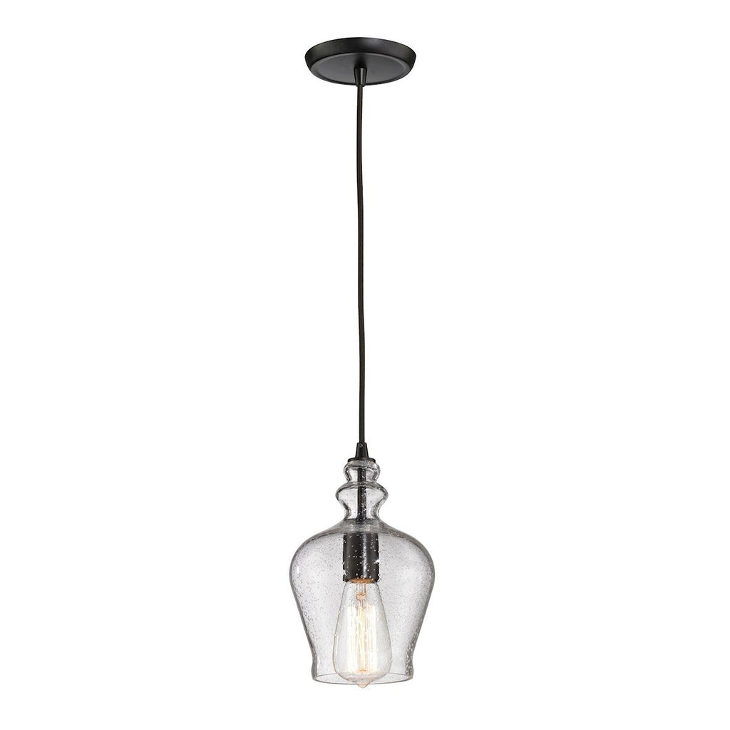 Menlow Park Pendant In Oil Rubbed Bronze Ceiling Elk Lighting 