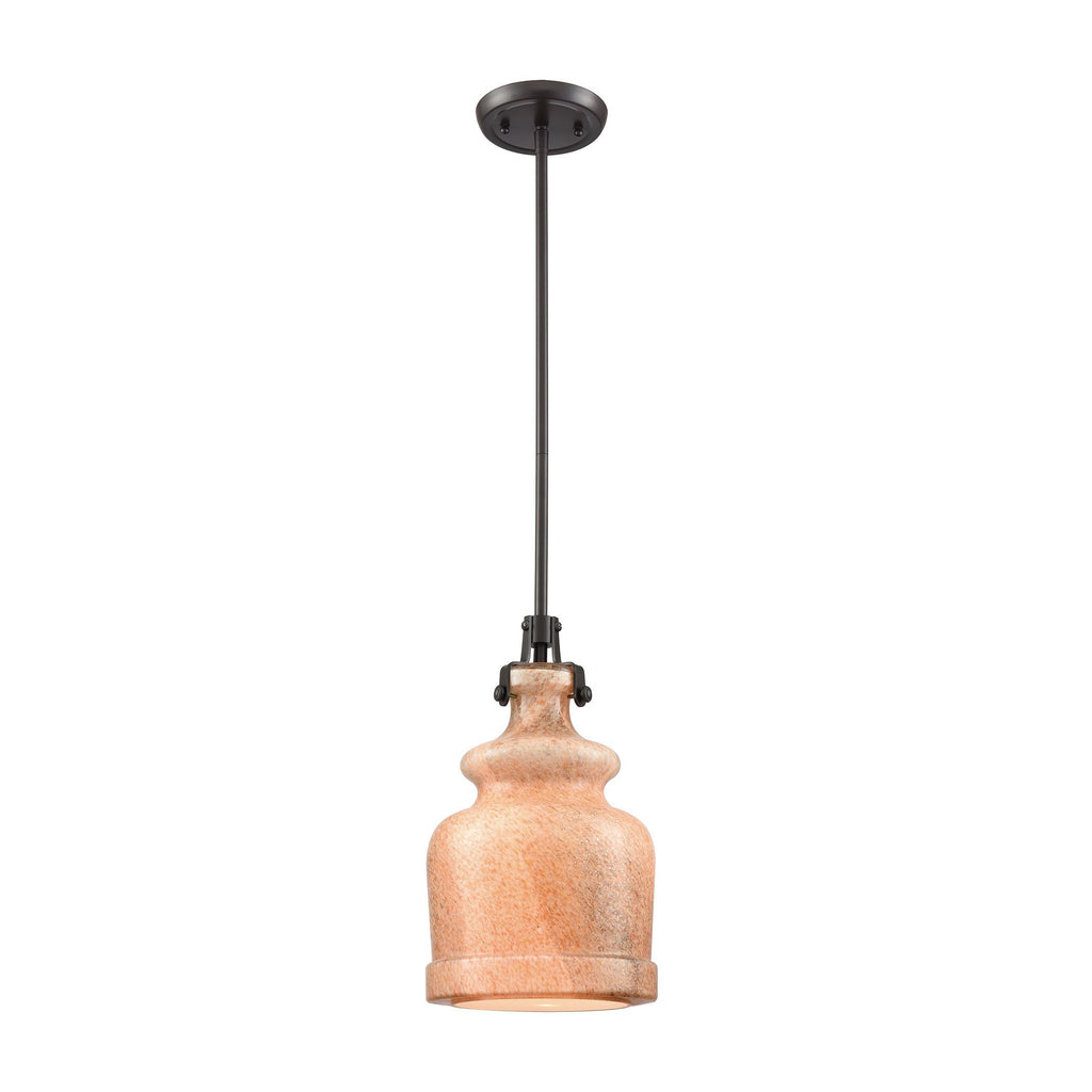 Sheffield 1 Pendant Oil Rubbed Bronze Ceiling Elk Lighting 