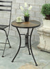 Slate Round Top End Table
