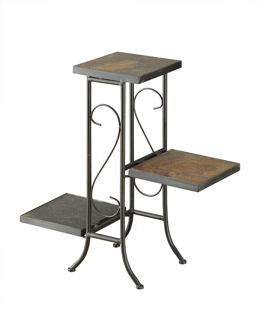 3 Tier Plant Stand w/ slate top