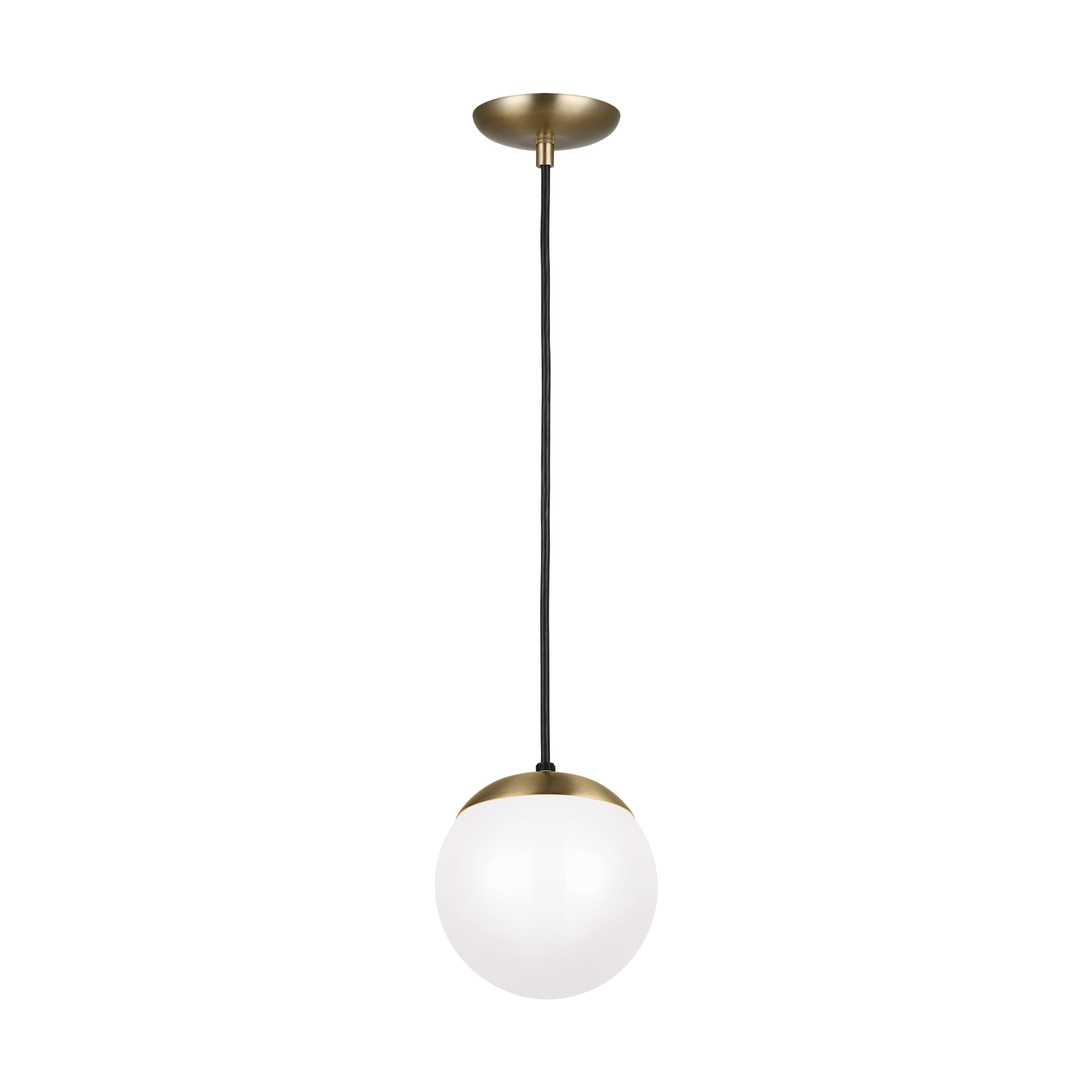 Leo - Hanging Globe One Light Pendant - Satin Bronze Pendants Sea Gull Lighting 