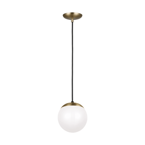 Leo - Hanging Globe One Light Pendant - Satin Bronze Pendants Sea Gull Lighting 