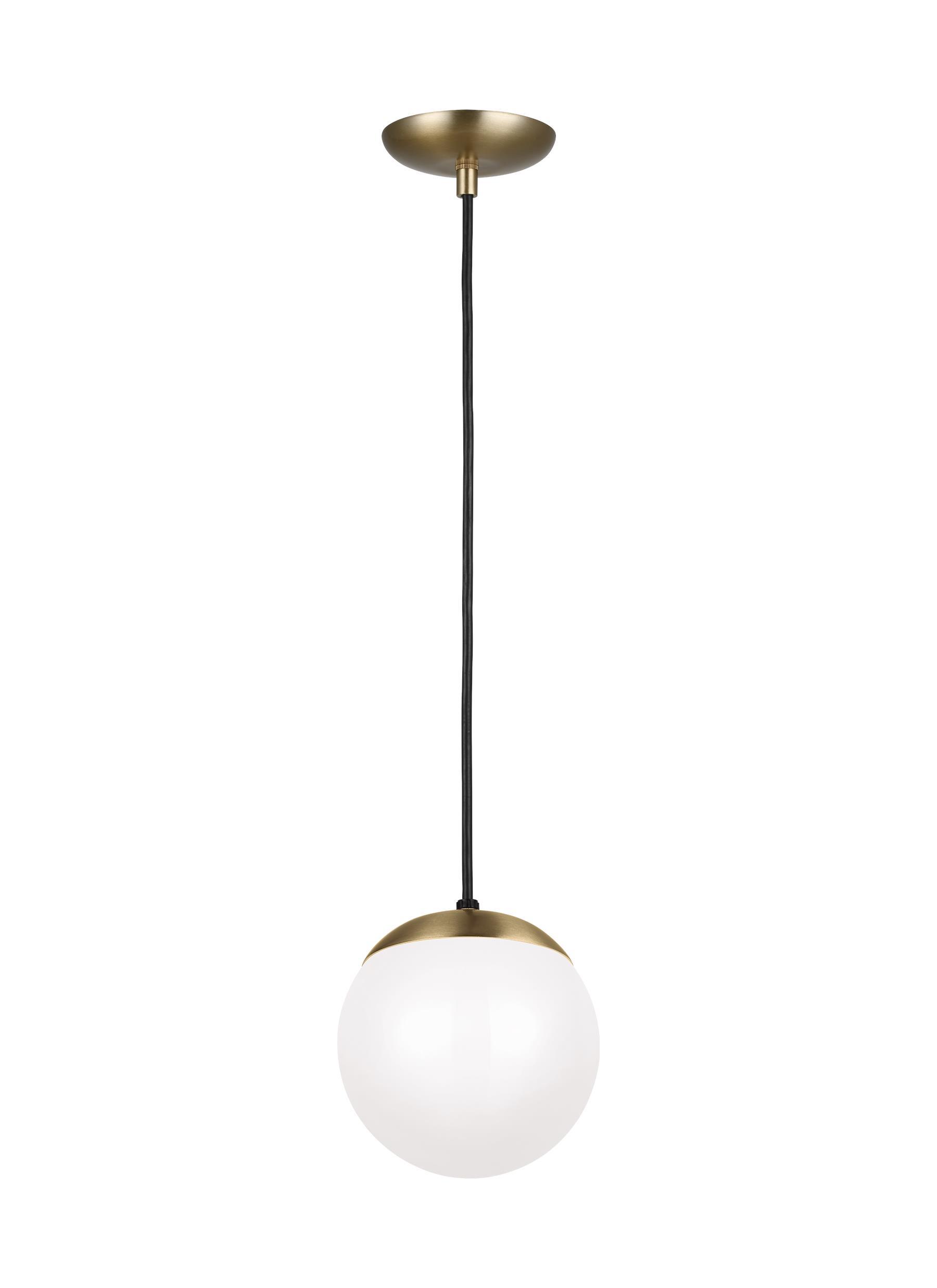 Leo - Hanging Globe One Light LED Pendant - Satin Bronze Pendants Sea Gull Lighting 