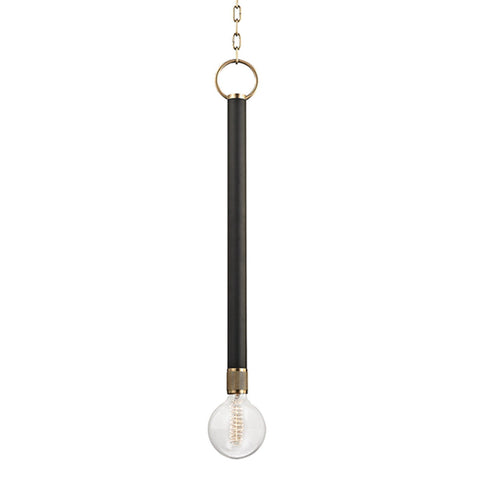 Desmond 1 Light Pendant - Aged Brass Ceiling Hudson Valley 